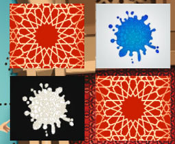 Memo arabe couleurs et formes 1